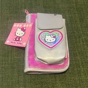Sanrio Hello Kitty 6 ring agenda with cellphone holder.